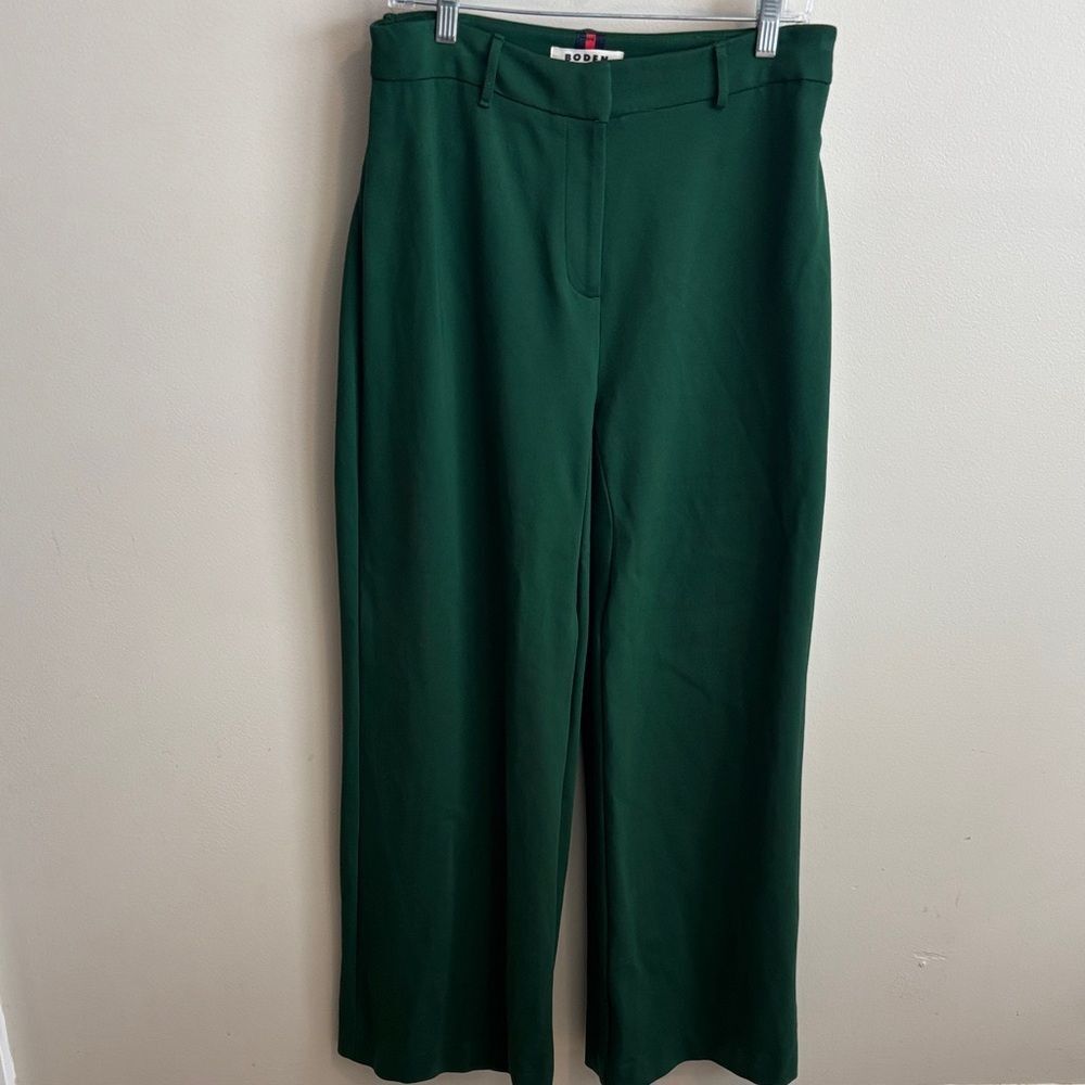 Boden Green Wide-Leg Pants size 16-18R see measures